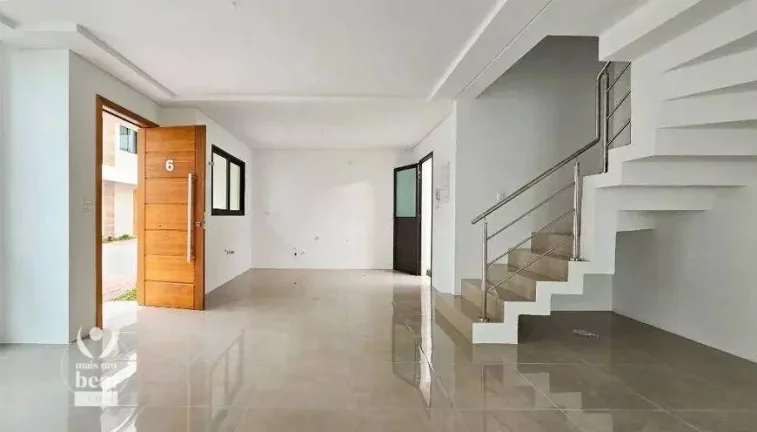 Imagem Sobrado novo com 125 m², 3 quartos sendo 1 suíte à venda por R$ 1.070.000 - Bom Retiro - Curitiba/PR