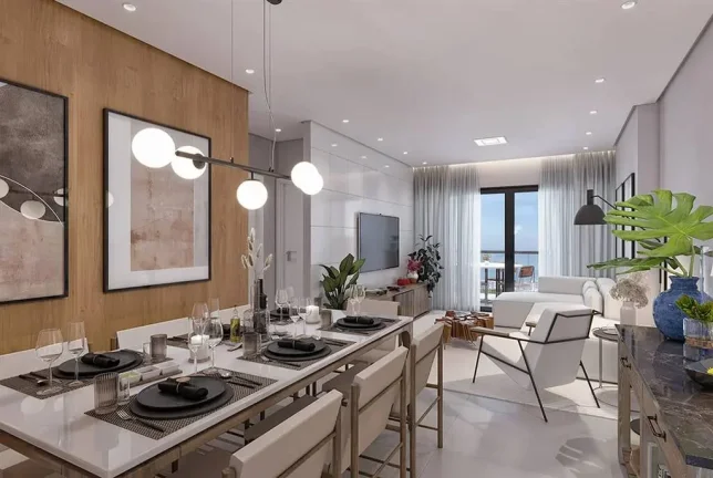 Imagem APARTAMENTO COM 130 m² - FORTE - PRAIA GRANDE SP