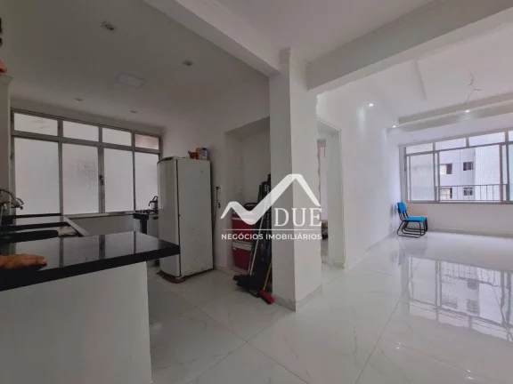 Imagem Apartamento com 2 quartos com vista mar, à venda, 72 m² por R$ 590.000 - Embaré - Santos/SP