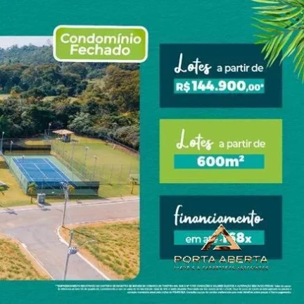 Imagem Lote em Condomínio fechado a partir de 600 m2 - Jardim Entre Rios - COD 676