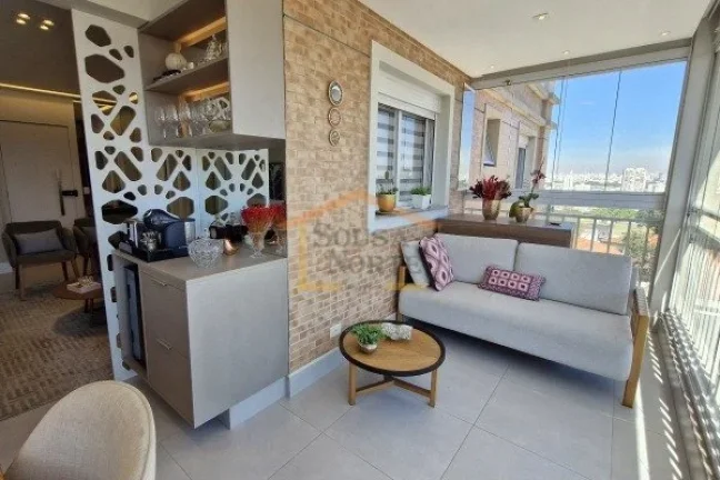 Imagem Apartamento à venda, com 96m², 2 dormitórios sendo 2 suítes e 2 vagas de garagem.
Imóvel modern...