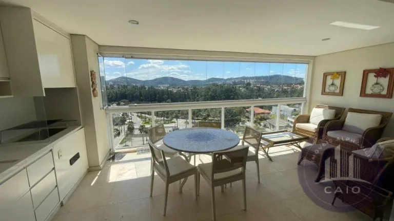 Imagem Apartamento mobiliado aluguel, 181m², 3 suítes - R$ 14.500- Alphaville/SP