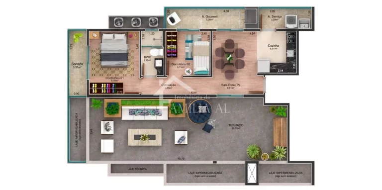 Imagem APARTAMENTO COM ELEVADOR NO FÁTIMA