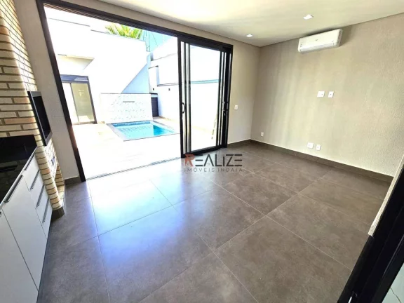 Imagem Casa térrea com 4 suítes à venda, 250 m² por R$ 2.950.000 - Condomínio Dona Lucilla - Indaiatuba/SP