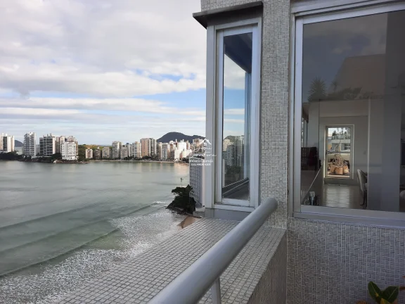 Imagem Imperdível cobertura de luxo à venda em Guarujá-SP, bairro Pitangueiras, 4 quartos, 2 suites, 2 salas, 3 banheiros, 1 vaga, 190m².
