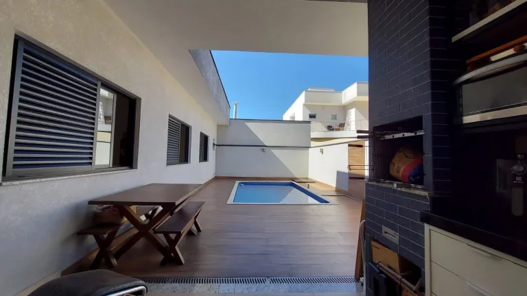Imagem CASA TÉRREA - COM PISCINA - RESIDENCIAL JARDIM DE MÔNACO - HORTOLÂNDIA