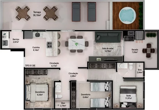 Imagem Apartamento à venda no bairro Vila Operária - Itajaí/SC