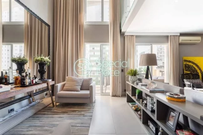 Imagem Ótimo apartamento duplex em Moema Pássaros, totalmente reformado e mobiliado. - Área: 163,00m² -...