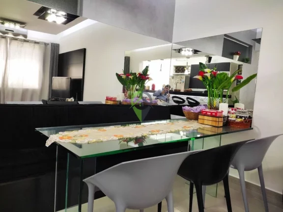 Imagem Apartamento com vista mar e 2 suítes em Santos