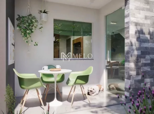 Imagem 2 qts., varanda,1 vaga, 50m² Pau Amarelo...