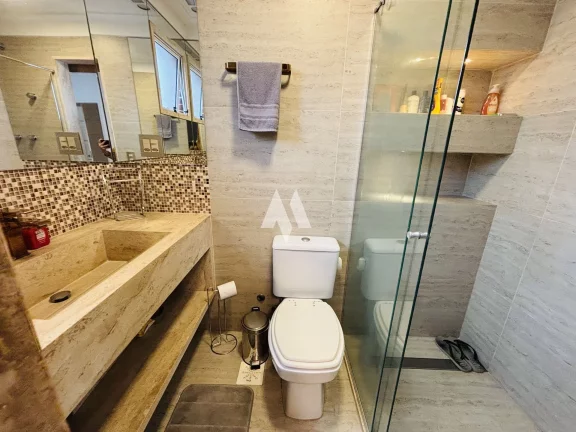 Imagem Apartamento alto padrão à venda porteira fechada com 3 dormitórios e Varanda Gourmet no Boqueirão de Santos/SP