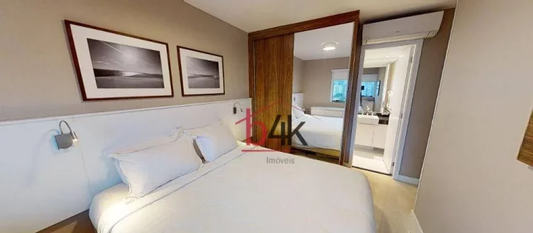 Imagem Apartamento mobiliado com 2 dormitórios para venda ou aluguel no Brooklin
