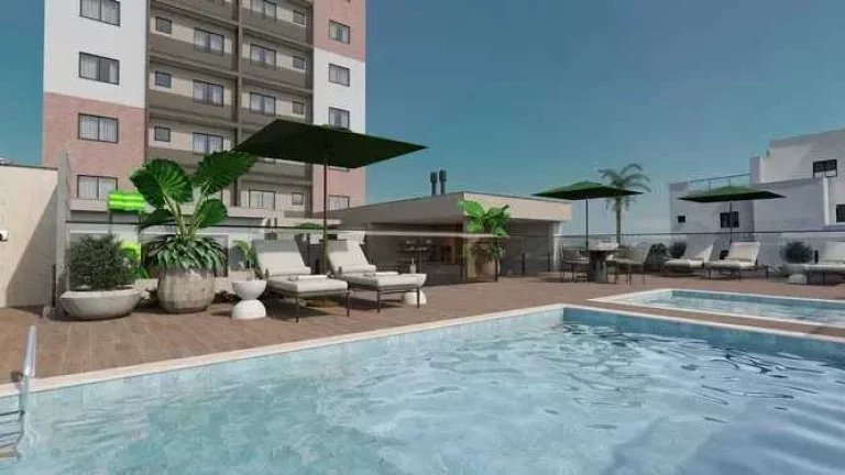 Imagem Apartamento com 3 dormitórios sendo 1 suíte e 2 vagas de garagem em Itapoá/SC
