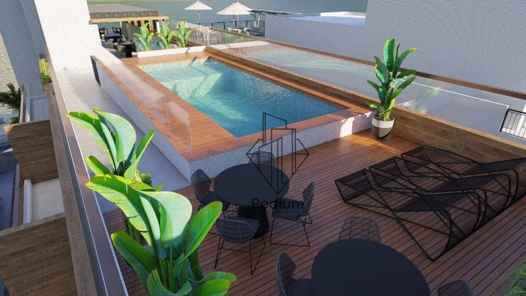 Imagem Flats na Cobertura com área privativa e vista mar a beira mar da praia de Cabo Branco - CO0136