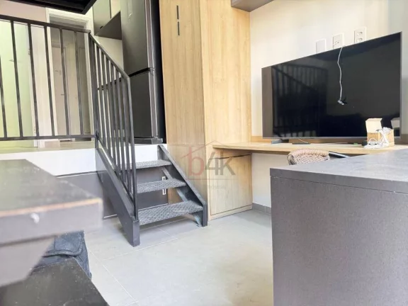 Imagem Apartamento com 1 dormitório para alugar, 21 m² por R$ 3.372,00/mês - Brooklin - São Paulo/SP