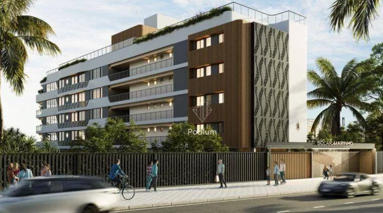 Imagem Apartamento com varanda/sacada pé na areia na praia de Areia Dourada / Cabedelo. -AP1584