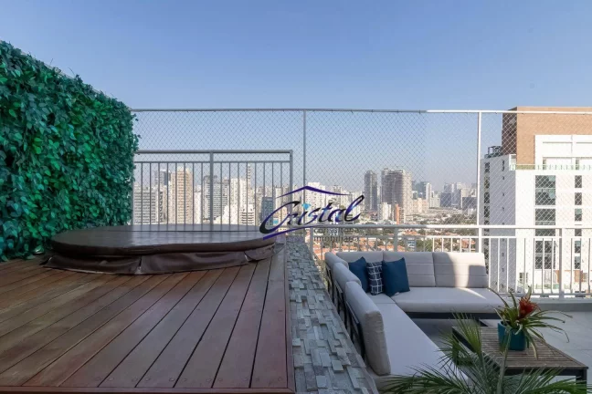 Imagem Cobertura com 2 quartos / suítes à venda, 154 m² - Brooklin Paulista - São Paulo/SP