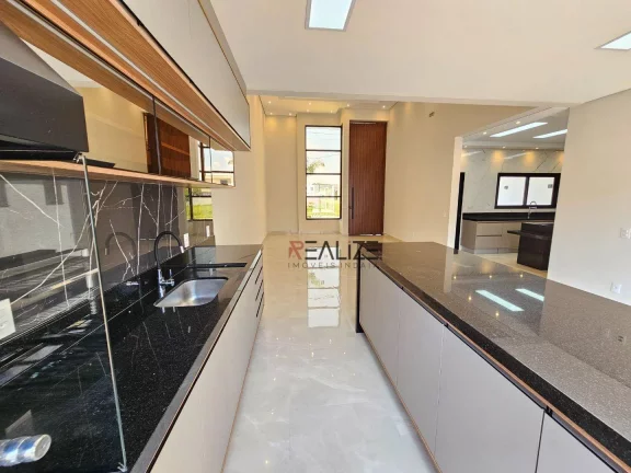 Imagem Casa térrea com 3 suítes e escritório à venda, 205 m² por R$ 1.600.000 - Condomínio Residencial Evidências - Indaiatuba/SP