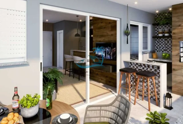 Imagem Apartamento novo com 2 dormitórios , a venda a 300m da orla do Itaguá em Ubatuba.