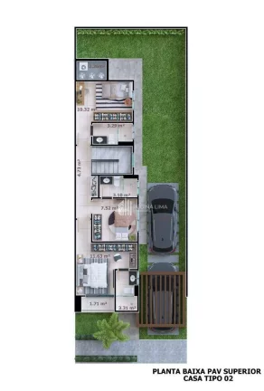Imagem BREVE LANÇAMENTO: Casa duplex em condomínio fechado -136,82m² próx. a UNINOVAFAPI - Uruguai - Teresina/PI