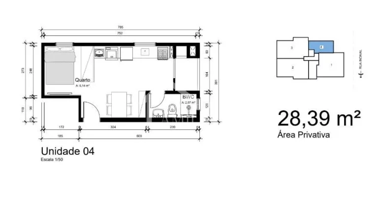 Imagem APARTAMENTO STUDIO COM ELEVADOR E PISCINA NO SAGUAÇU