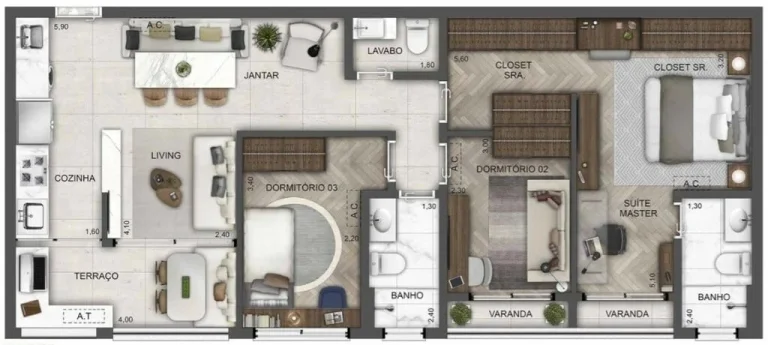 Imagem O Upper West Perdizes. Um empreendimento pulsante, com espaços otimizados. Alta inspiração e alta...