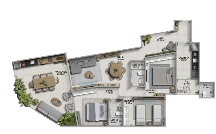 Imagem APARTAMENTO RESIDENCIAL em Rio de Janeiro - RJ, Recreio dos Bandeirantes