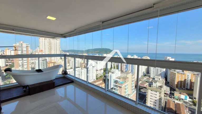 Imagem PORTEIRA FECHADA, VISTA MAR PANORAMICA, 3 SUITES, LAZER COMPLETO, VARANDA GOURMET, 2 VAGAS, BOQUEIRÃO, SANTOS/SP