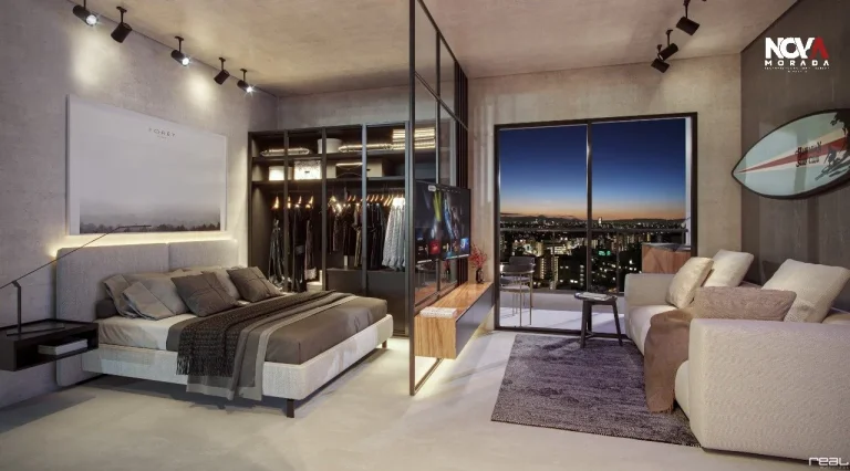 Imagem Conheça o Harmony Tenchno Home, um apartamento à venda na Praia de Itaparica, Vila Velha. Este emp...