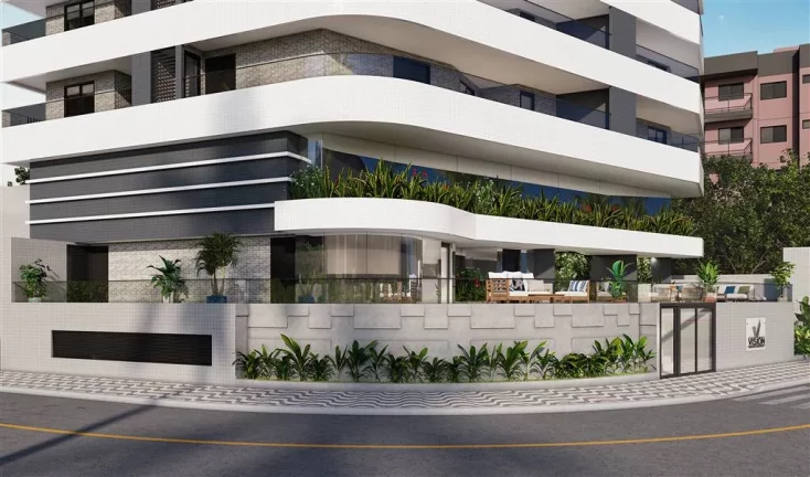 Imagem APARTAMENTO COM 88.32 m² - SOLEMAR - PRAIA GRANDE SP