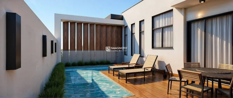 Imagem Casa de Condomínio Reserva do Engenho com 3 suítes, piscina e área gourmet à Venda, - Piracicaba - SP