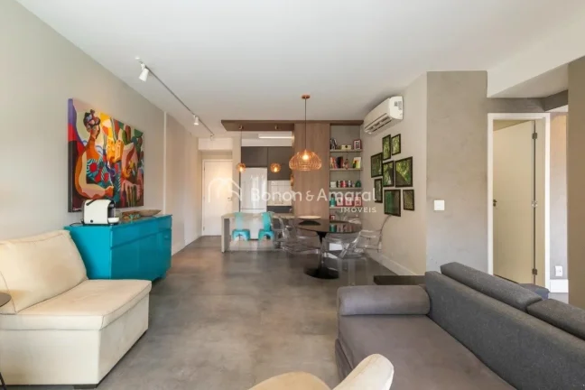 Imagem Com 83,60m² de área útil, este apartamento oferece ambientes integrados e climatizados que aliam ...