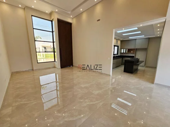 Imagem Casa térrea com 3 suítes e escritório à venda, 205 m² por R$ 1.600.000 - Condomínio Residencial Evidências - Indaiatuba/SP