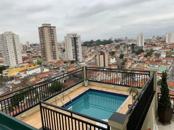 Imagem Cobertura 194 M², 3Q, 3 Suítes, 5 Banheiros, 6 Vagas, Próximo metrô, Piscina, Piscina aquecida, Academia, Churrasqueira, Brinquedoteca, Playground.