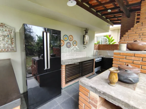 Imagem Casa venda ou locação condomínio Granville, Guarujá-SP: 5 quartos, 2 suítes, 2 salas, 5 banheiros, 4 vagas e 588m². Venda ou locação!