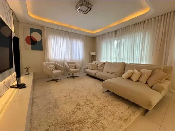 Imagem Cobertura duplex mobiliada e decorada vista mar com 4 suítes e 1 vaga em Meia Praia Itapema