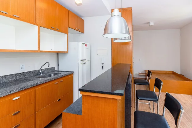 Imagem APARTAMENTO STUDIO VILA ANDRADE 34,00 M SALA VARANDA VISTA LIVRE COZINHA AMERICANA 1 BANHEIRO 1 VAGA LAZER COMPLETO