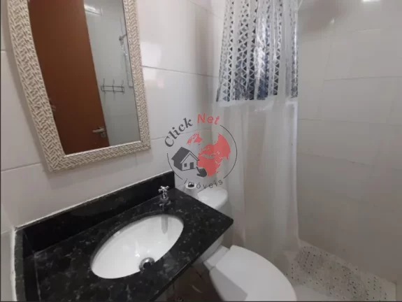 Imagem Apartamento á 100m2 da Praia ,2 dorm, 1 suíte, varanda vista para o mar ,1 vagas, 75 m2,bairro Guilhermina,Praia grande