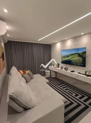 Imagem Apartamento porteira fechada com 2 dormitórios à venda, 89 m² por R$ 910.000 - Pompéia - Santos/SP