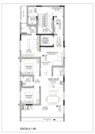 Imagem Apartamento Itacolomi 1 Suite + 2 quartos