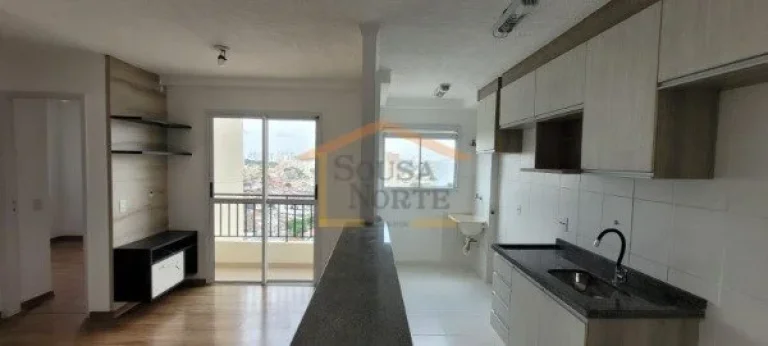 Imagem Apartamento com 2 dormitórios, sendo um com guarda-roupa planejado, piso laminado, sala para dois a...