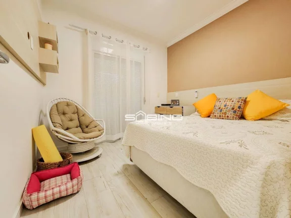 Imagem Apartamento Pé na Areia Frontal a venda, com 3 dormitórios 96m², 2 vagas - em Riviera de São Lourenço Bertioga S/P