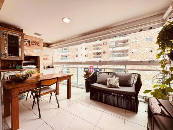 Imagem Apartamento com 3 dormitórios à venda, 106 m² por R$ 1.120.000 - Ponta da Praia - Santos/SP
