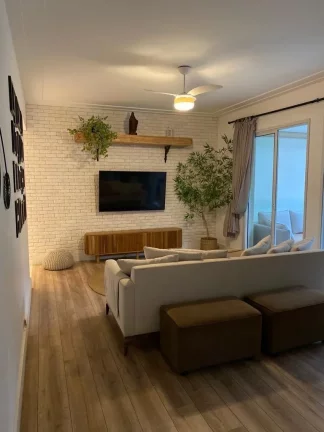 Imagem Excelente apartamento à venda no Panamby - Área: 143m² - 03 suítes - Living com ampla varanda en...