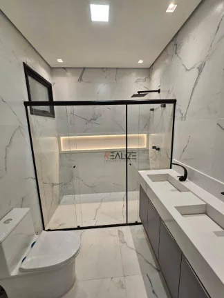 Imagem Casa moderna com escritório e 3 suítes à venda, 180 m² por R$ 1.620.000 - Condomínio Fechado - Indaiatuba/SP