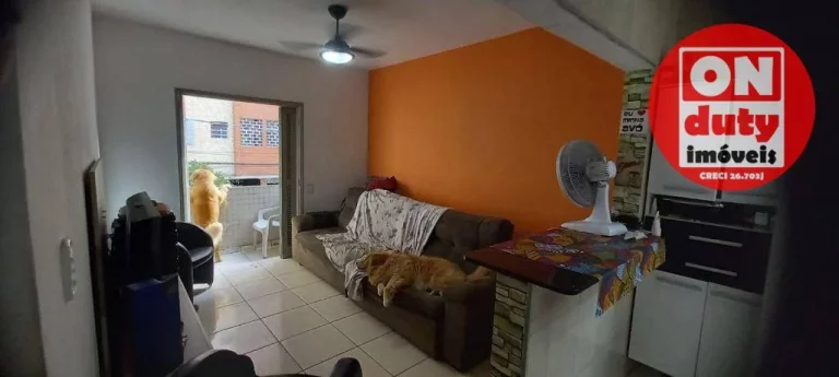 Imagem Apartamento com 2 dormitórios à venda, 80 m² por R$ 300.000,00 - Centro - São Vicente/SP