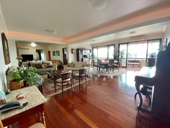 Imagem Apartamento alto padrão frente andar alto 241m² privativo infra completa para c