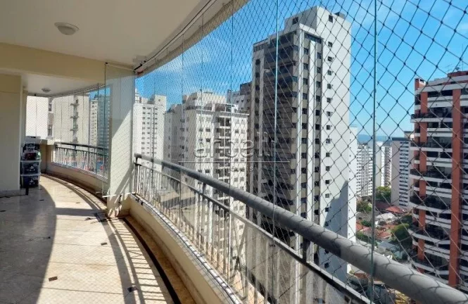 Imagem Apartamento com 190 metros quadrados, 3 dormitórios sendo todos suítes, sala íntima de TV, sala c...