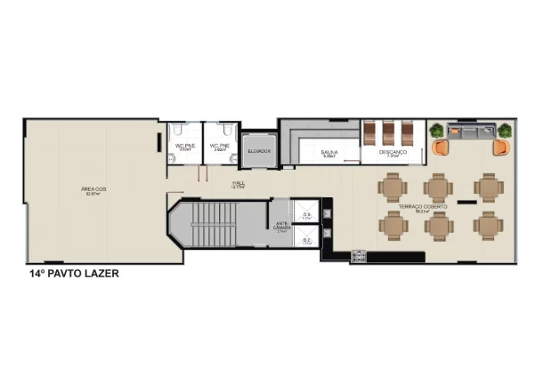Imagem Lançamento Residencial Gabriella Almeida em Construção composto por 2 ou 3 quartos à venda na Praia do Morro, Guarapari-ES