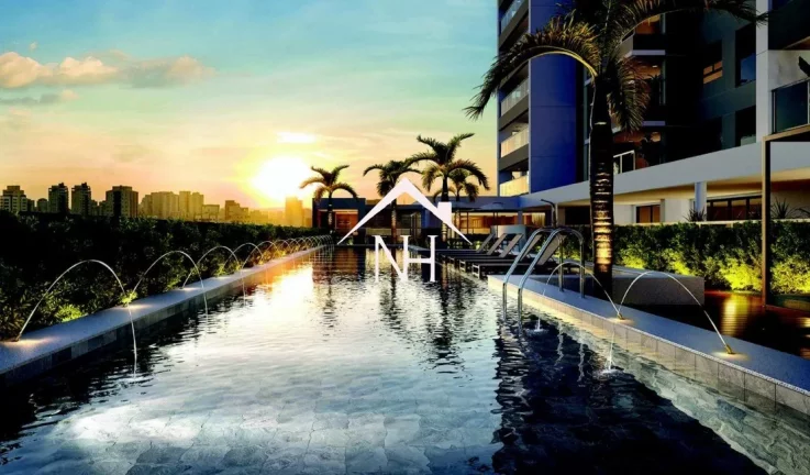 Imagem Apartamento de 125m c/3 suítes,2 vagas, terraço gourmet, brinquedoteca, piscina, quadra, bicicletário,pet place,sauna,fitness,delivery,deck,playground